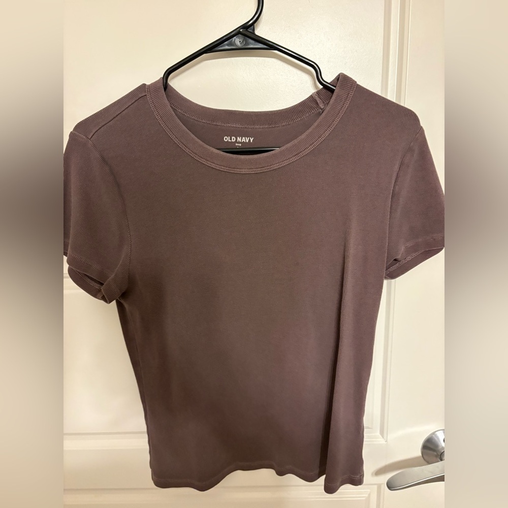 Old Navy Women's Dusty Purple Short Sleeve Tee